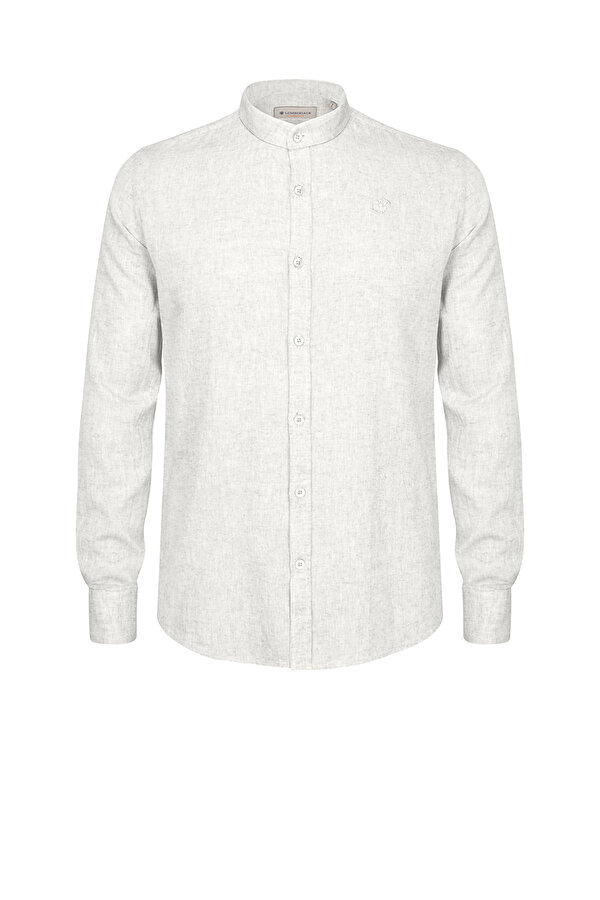 Lumberjack KOREAN COLLAR SHIRT LS OFF-WHITE Man Shirt