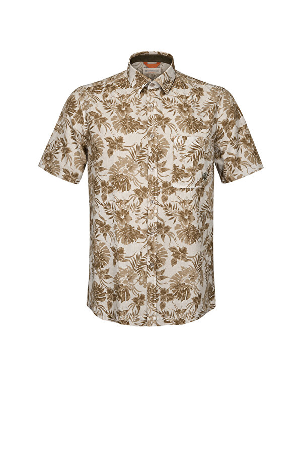 Lumberjack COLLINS SHIRT SS BEIGE Man Shirt