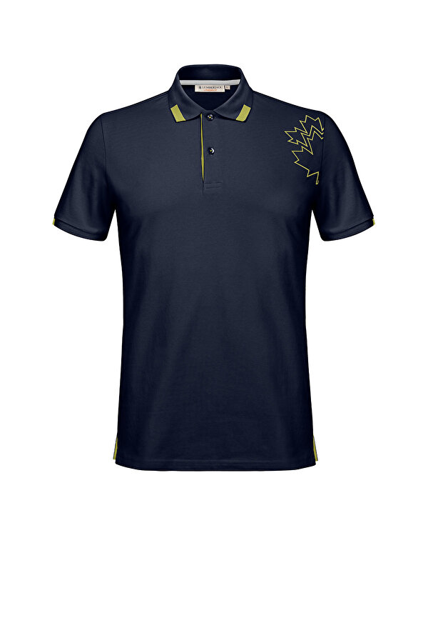 Lumberjack MOORE POLO SS NAVY BLUE Man Short Sleeve T-Shirt