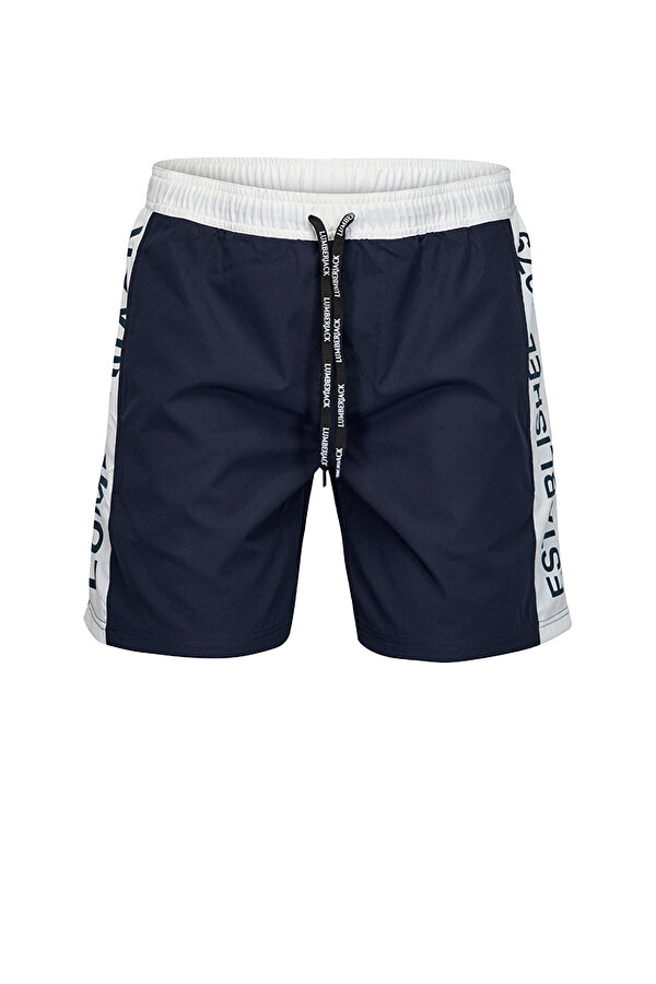 Lumberjack JOSHUA BLOCK COLOR BEACH NAVY BLUE Man Sea Shorts