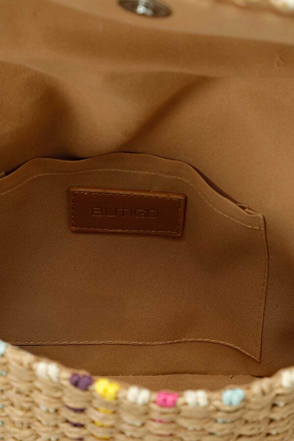 Butigo HASIR RENKLI KPK CPRZ 5FX Kum Kadın Çapraz Çanta