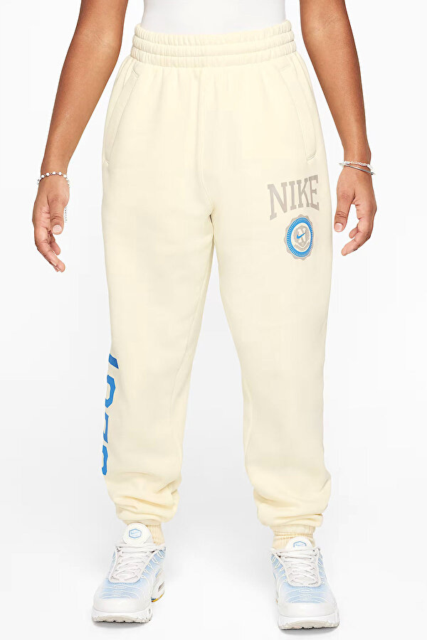 Nike Sportswear Club Flee Bej Kız Çocuk Eşofman Altı