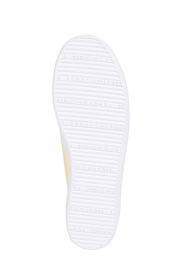 Tommy Hilfiger VULC CANVAS LACE UP SNEAK Sarı Kadın Sneaker