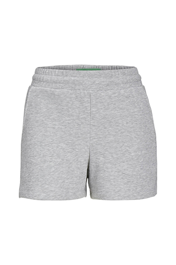 Jjxx JXALFA REG HW SHORTS SWT Gri Kadın Şort
