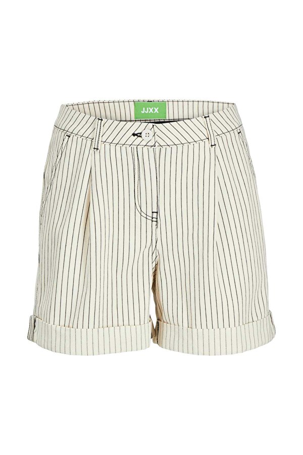 Jjxx JXMADDY RLX CTN MW SHORTS Beyaz Kadın Uzun Kollu Gömlek