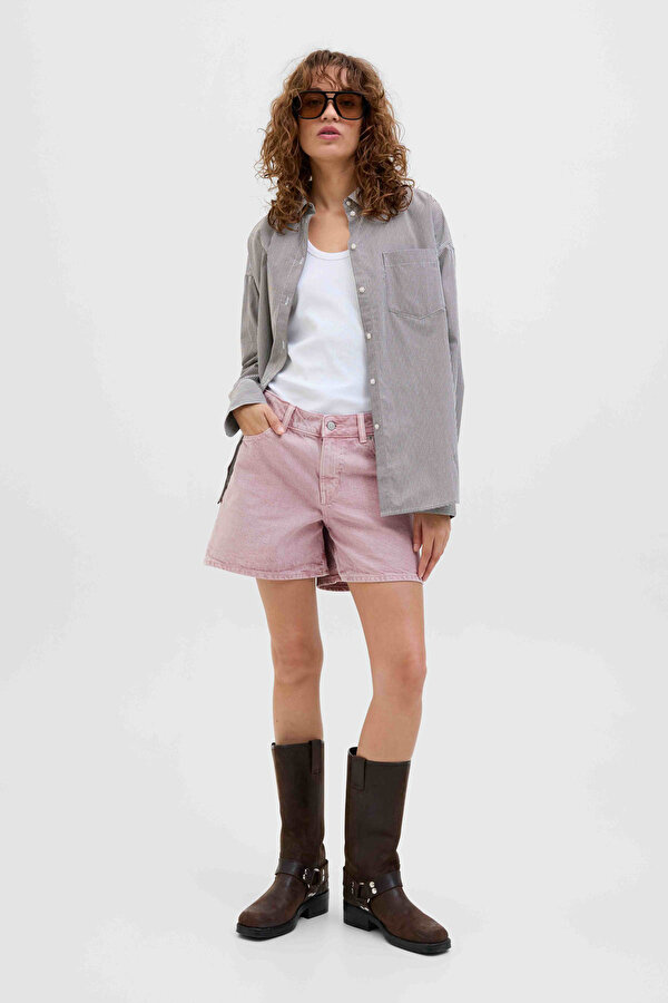 Jjxx JXLAURA SHORT MW COLOR DE Lila Kadın Şort