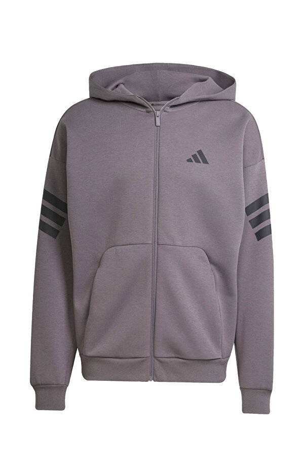 adidas M FI 3S FZ          GREST Antrasit Erkek Fermuarlı Sweatshirt