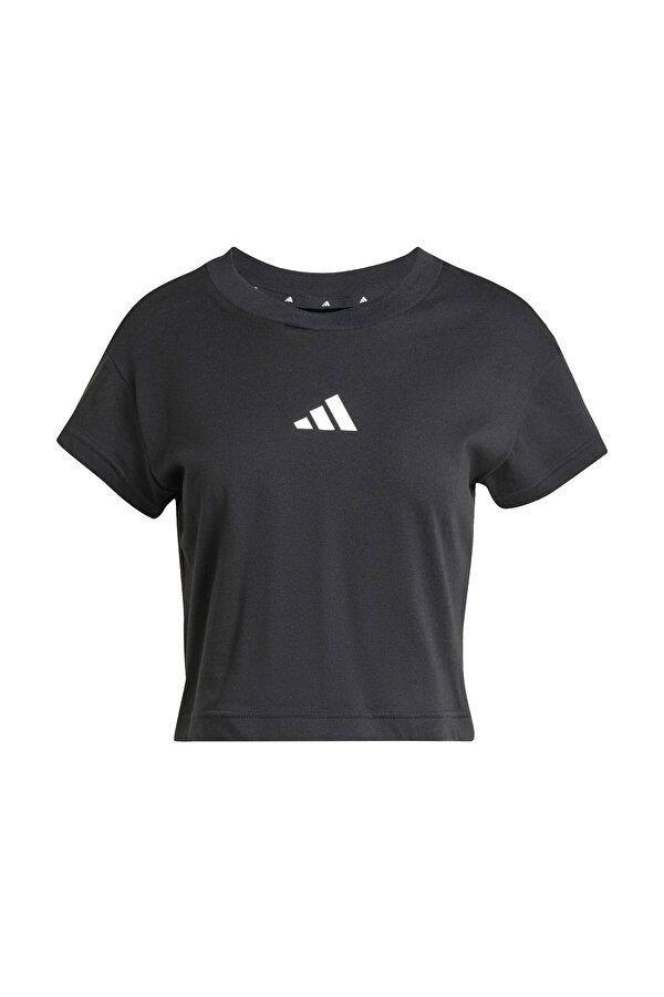 adidas W FI SL BB TEE      BLACK Siyah Kadın Kısa Kol T-Shirt