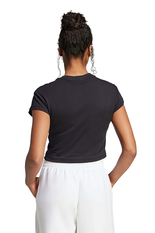 adidas W FI SL BB TEE      BLACK Siyah Kadın Kısa Kol T-Shirt