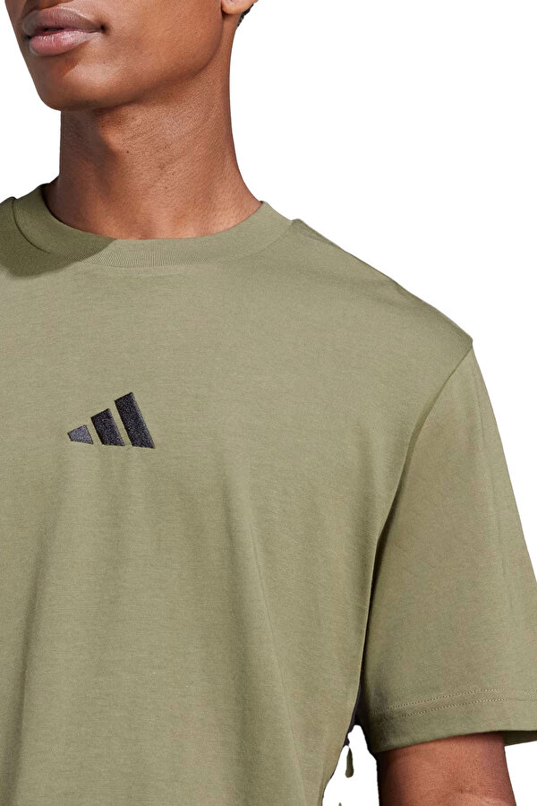 adidas Adidas M 3S Sj T Хаки Мужчина Футболка