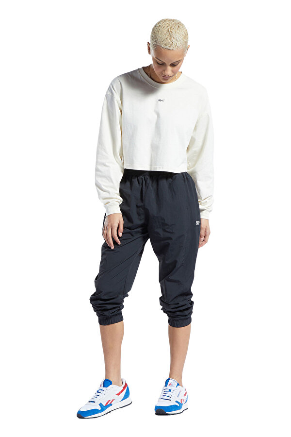 Reebok Cl Ae Fr Tp Черный Женщина Спортивные Брюки