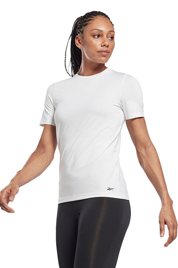 Reebok Wor Speedwick Tee Белый Женщина Футболка