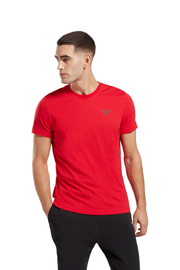 Reebok Ri Left Chest Logo Оранжевый Мужчина Футболка