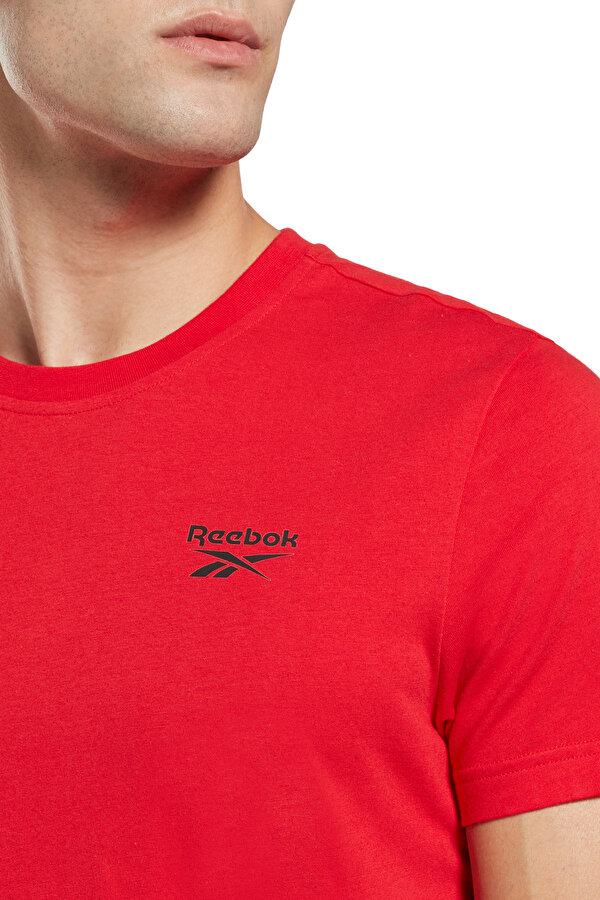 Reebok Ri Left Chest Logo Оранжевый Мужчина Футболка