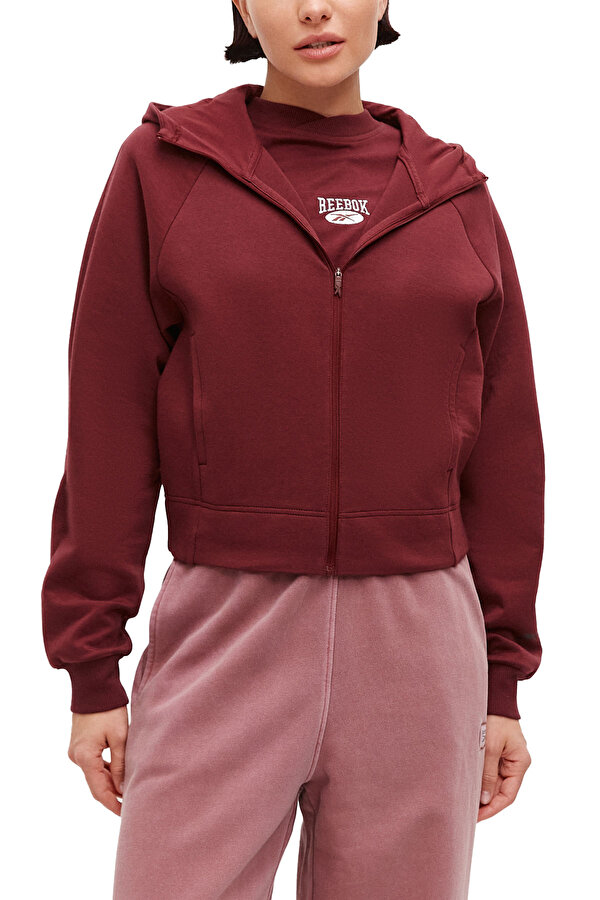 Reebok DREAMBLEND COTTON FULLZIP BORDEAUX Woman 124