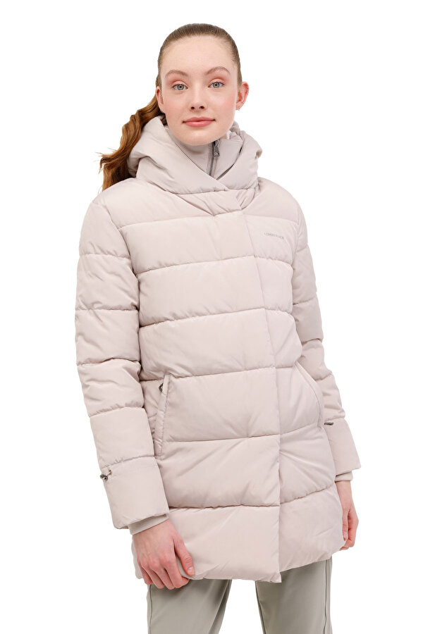 Lumberjack Wl Karina 3Sn36 4Pr Бежевый 003 Женщина Длинная Куртка