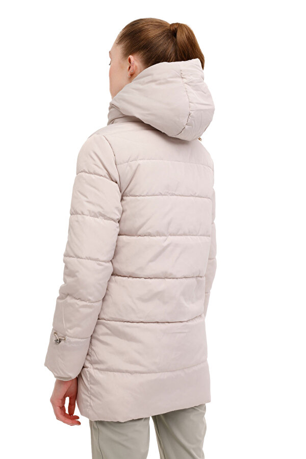 Lumberjack Wl Karina 3Sn36 4Pr Бежевый 003 Женщина Длинная Куртка