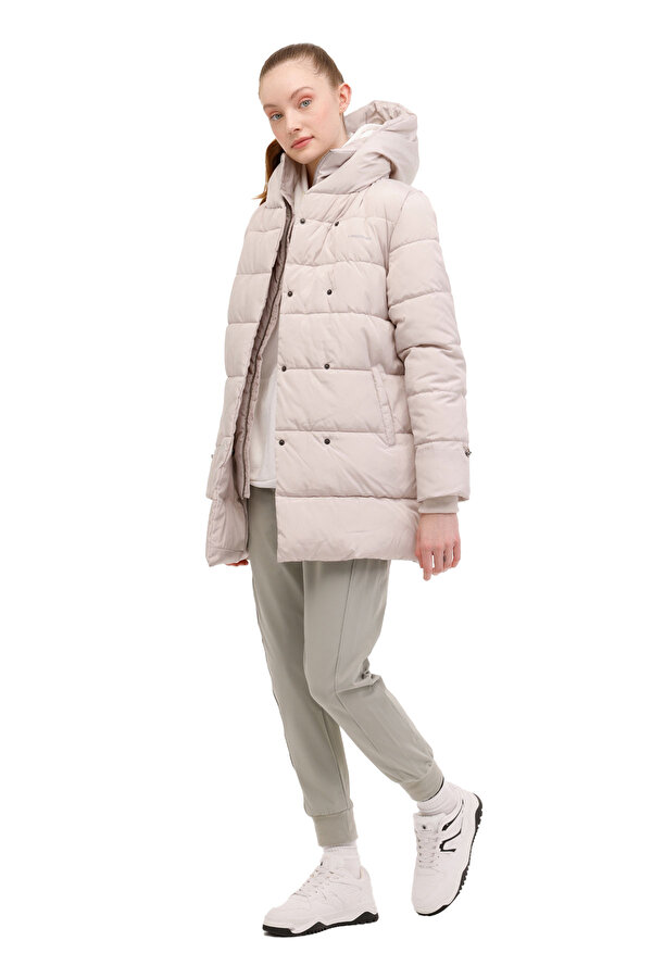 Lumberjack Wl Karina 3Sn36 4Pr Бежевый 003 Женщина Длинная Куртка