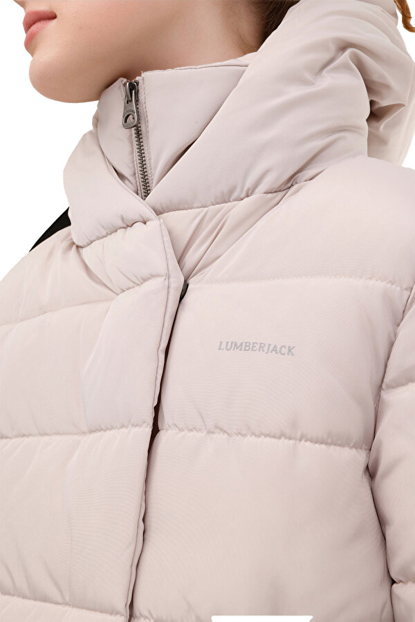 Lumberjack Wl Karina 3Sn36 4Pr Бежевый 003 Женщина Длинная Куртка