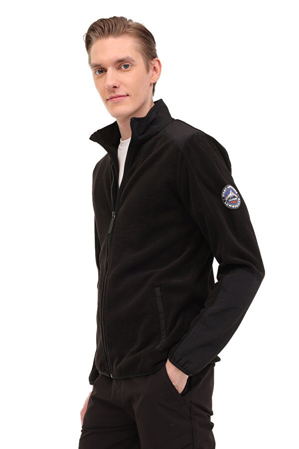 Lumberjack Ml Sems 7Huatfw24002M 4Pr Черный Мужчина Флис