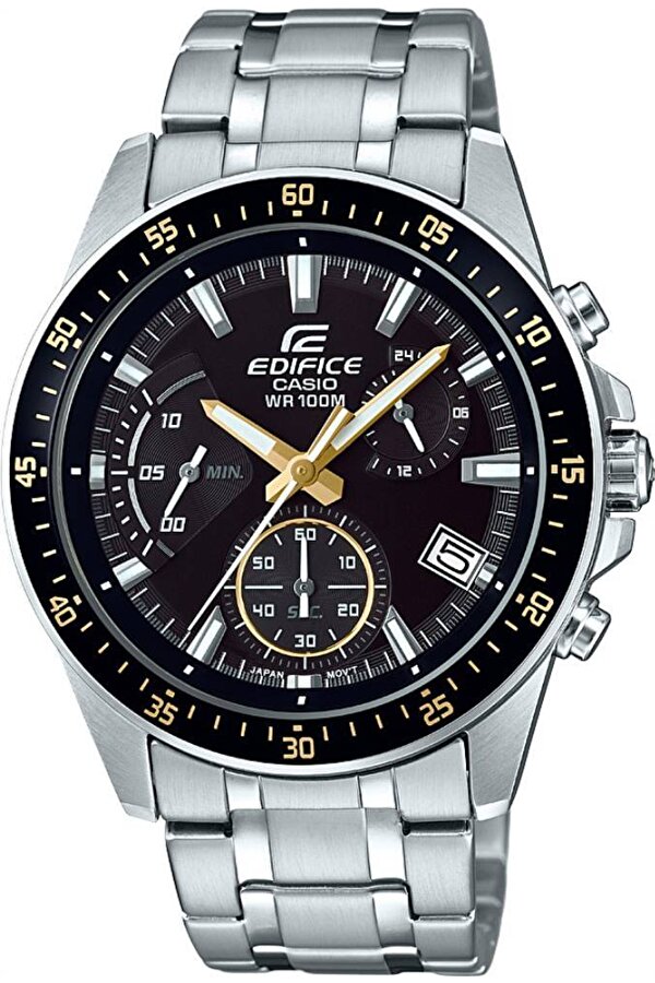 Casio EFV-540D-1A9VUDF Çelik Kordon Çelik Kasa 10 ATM Suya Dayanıklı Metalik Renk Erkek Kol Saati