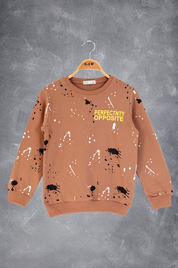 Toontoy Kids Toontoy Erkek Çocuk Baskılı Sweatshirt