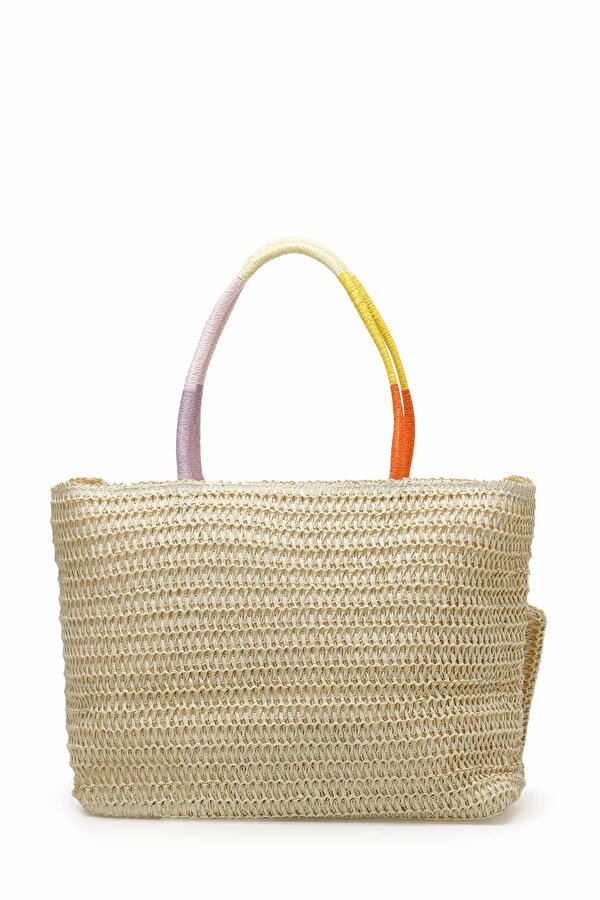 Butigo HASIR NAKIS PLJ 5FX Kum Kadın Plaj Çantası