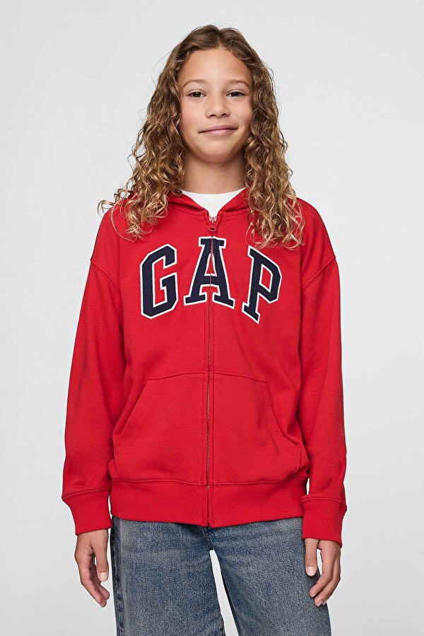 GAP V-FRCH FT BAS HERITAGE LO Kırmızı Erkek Çocuk Eşofman Üstü