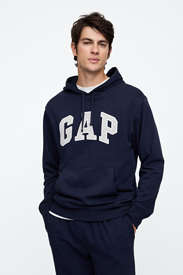 GAP V-FRCH FT HERITAGE LOGO P Mavi Erkek Sweatshirt