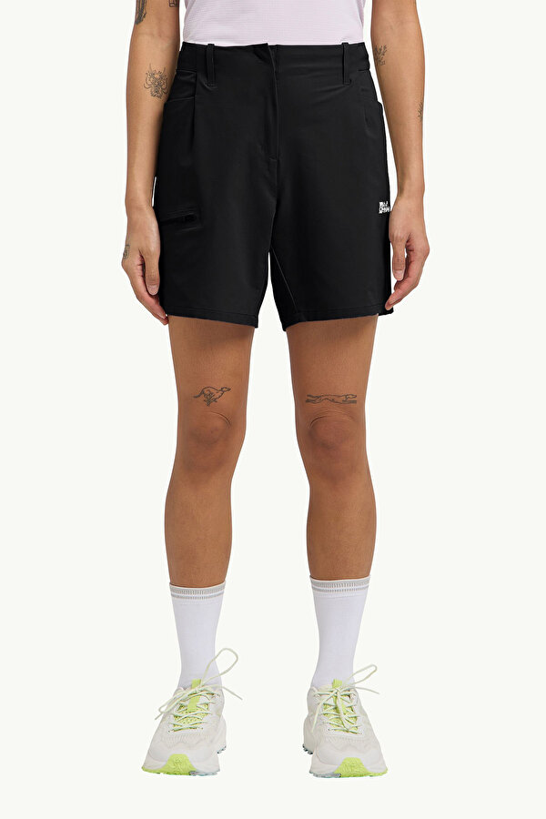 Jack Wolfskin PRELIGHT STRIDE SHORTS W Siyah Kadın Şort