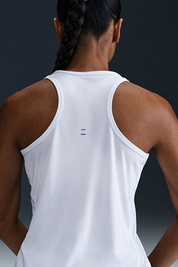 Nike W NK TEMPO DF TANK Beyaz Kadın Atlet