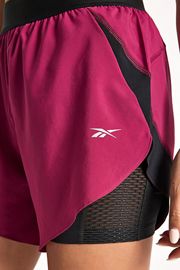 REEBOK Clothing Reebok Running 2 In 1 Short Фуксия