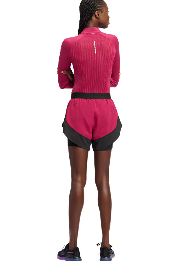REEBOK Clothing Reebok Running 2 In 1 Short Фуксия
