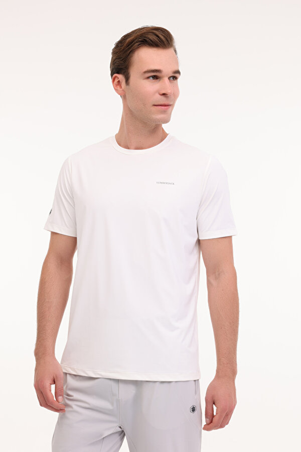 Lumberjack ML SEVE 11ELG1-09 5FX Beyaz Erkek Kısa Kol T-Shirt