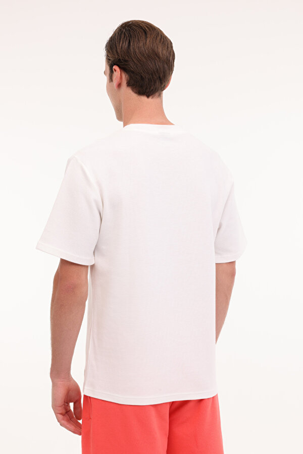 Lumberjack ML JASPER 11URB1064 5FX Ekru Erkek Kısa Kol T-Shirt