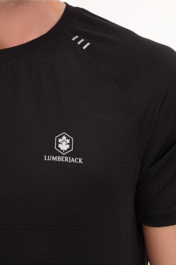 Lumberjack Ml Cliff 11Csh-1002 5Fx Черный Мужчина Футболка