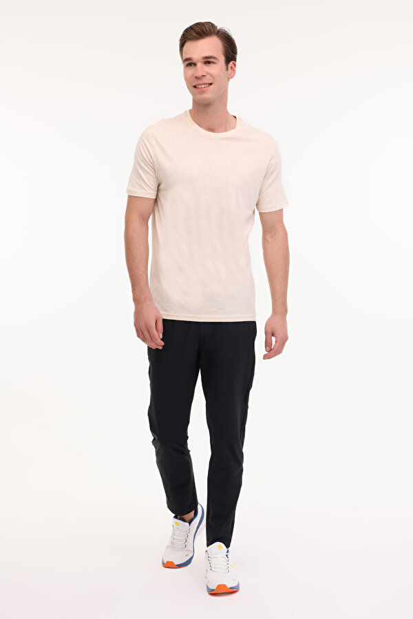 Lumberjack MB CT110 PM C NK T-SH 5FX BEIGE Man Sleeve T-Sh