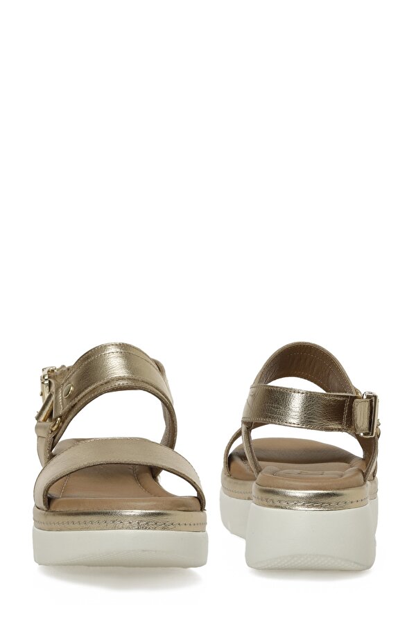 INCI LUNA 5FX Altın Kadın Düz Sandalet - Görsel 6