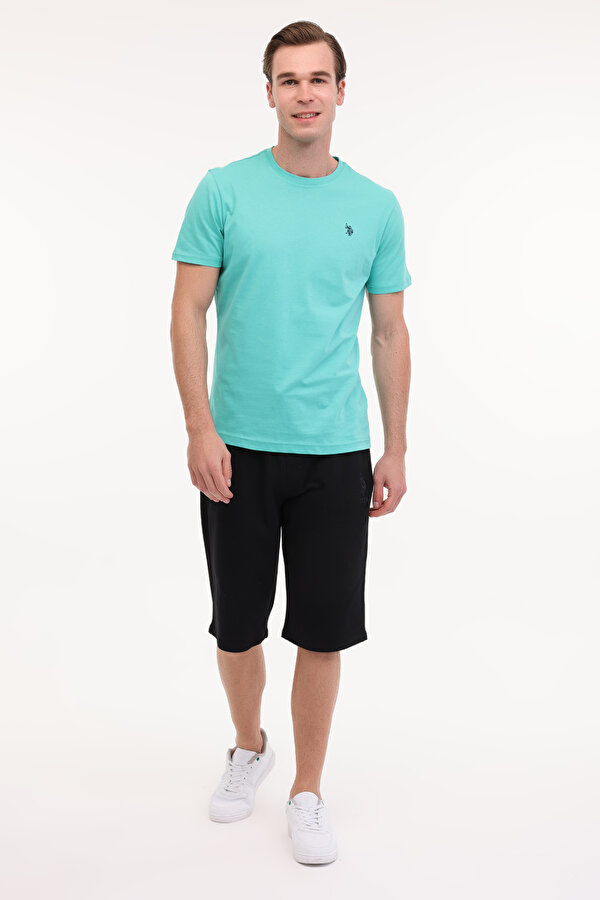 U.S. Polo Assn. GTS01IY025 Su Yeşili Erkek Kısa Kol T-Shirt