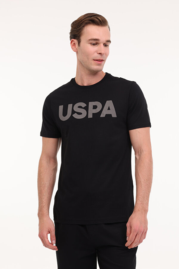U.S. Polo Assn. GEARTIY025 Siyah Erkek Kısa Kol T-Shirt