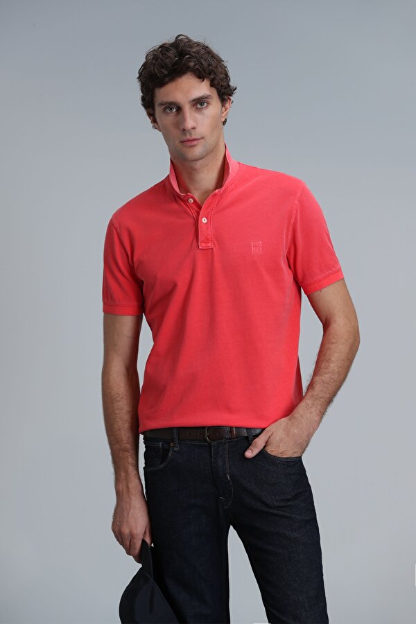 Lufian 111040163 Vernon Smart Polo Yaka Tişort Erkek T-Shirt