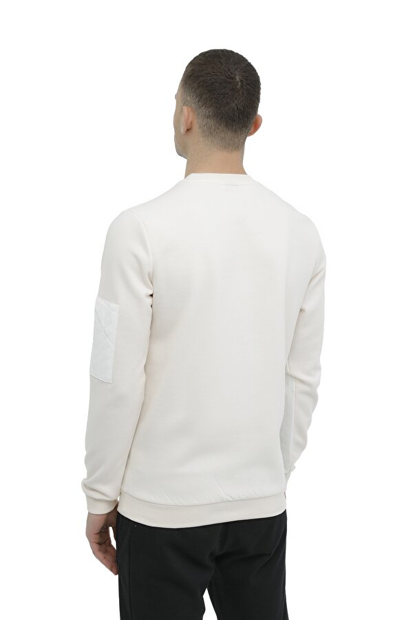 Lumberjack M-Cg558 Escape Sweatshirt Экрю Мужчина Джемпер