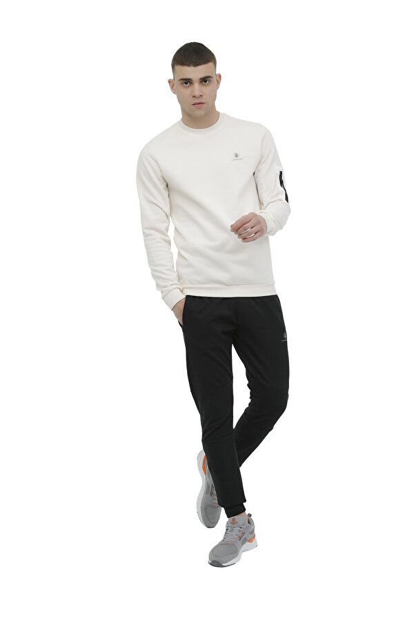 Lumberjack M-Cg558 Escape Sweatshirt Экрю Мужчина Джемпер