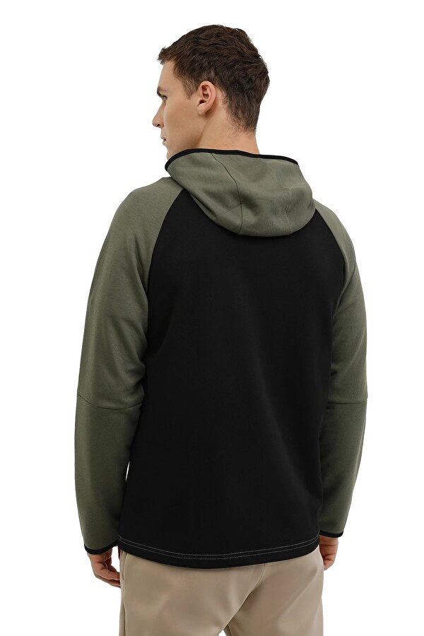 Kinetix M-Alfie Full Zip Hoodie 2 Хаки Мужчина Толстовка На Молнии