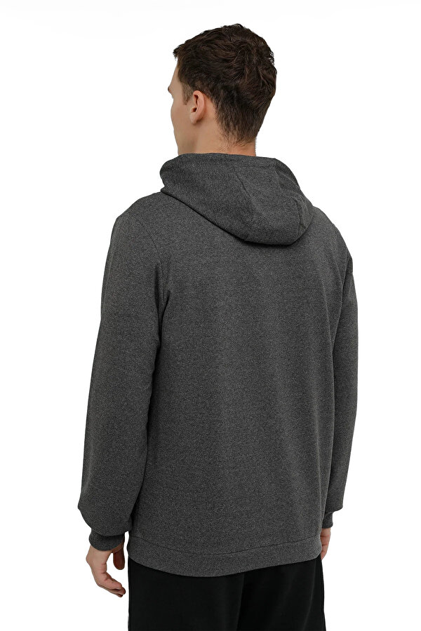 Lumberjack M-Sn72 Basic Full Zip Hoo Anthracite Melange Man Single Top