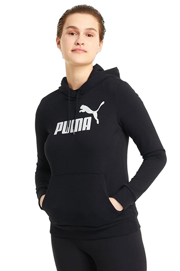 Puma ESS LOGO HOODIE TR BLACK Woman 060