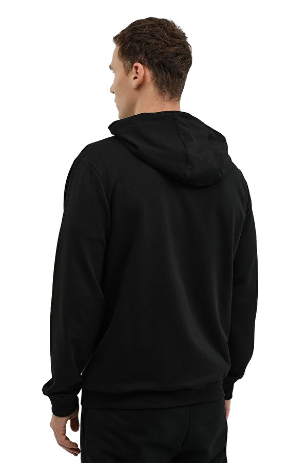 Kinetix M-Sn87 Basic Full Zip Hoo Черный Мужчина Толстовка На Молнии