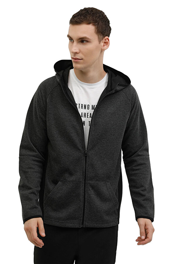 Kinetix M-Alfie Full Zip Hoodie 2 Серый 012 Мужчина Толстовка На Молнии