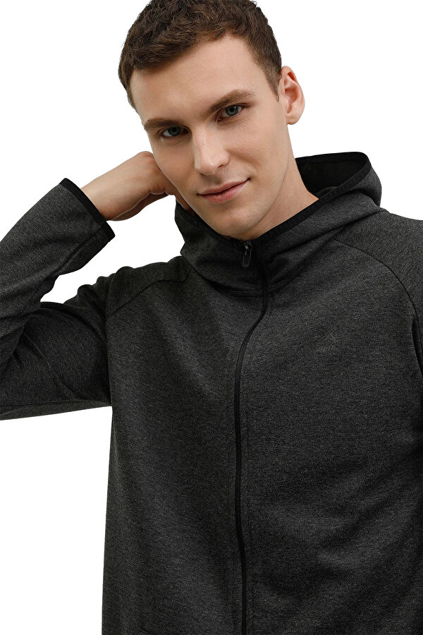 Kinetix M-Alfie Full Zip Hoodie 2 Серый 012 Мужчина Толстовка На Молнии