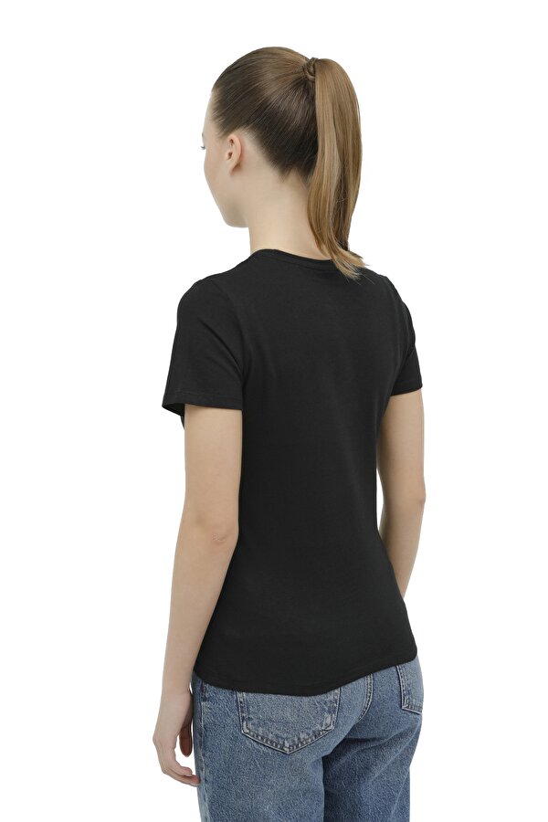Kinetix W-SN226 BASIC C NECK T-SH BLACK Woman 054